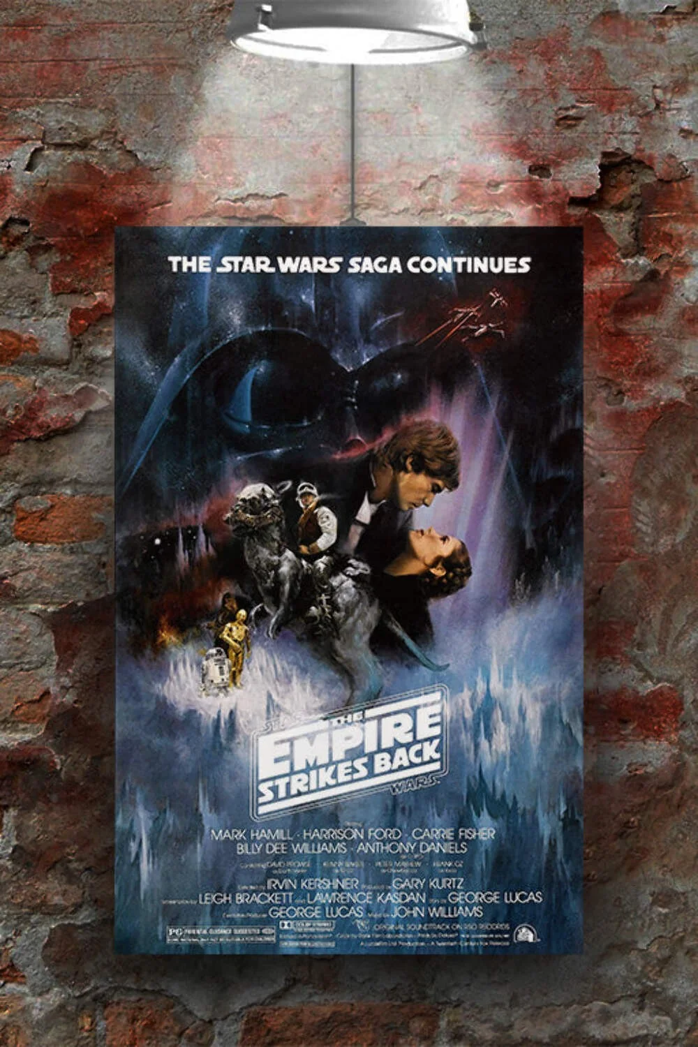 The Empire Strikes Back Harrison Ford | Star Wars Movie Poster | Glossy Sci-Fi W, image 2