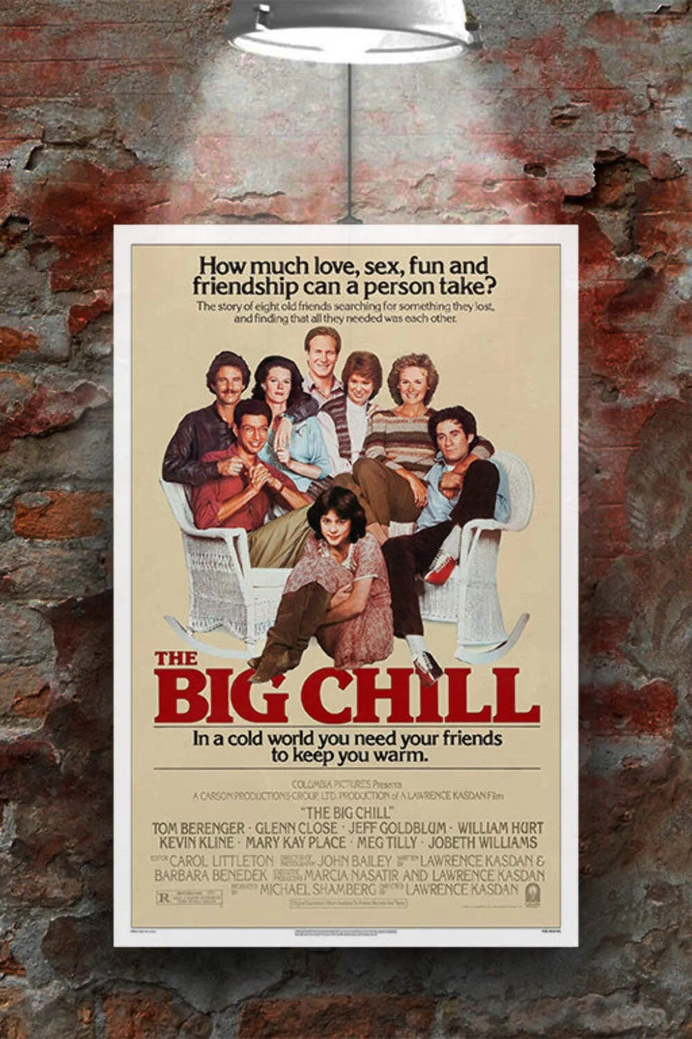 The Big Chill Jeff Goldblum Gloss Poster | Movie Wall Art | 80s Film Decor | Ret, изображение 2