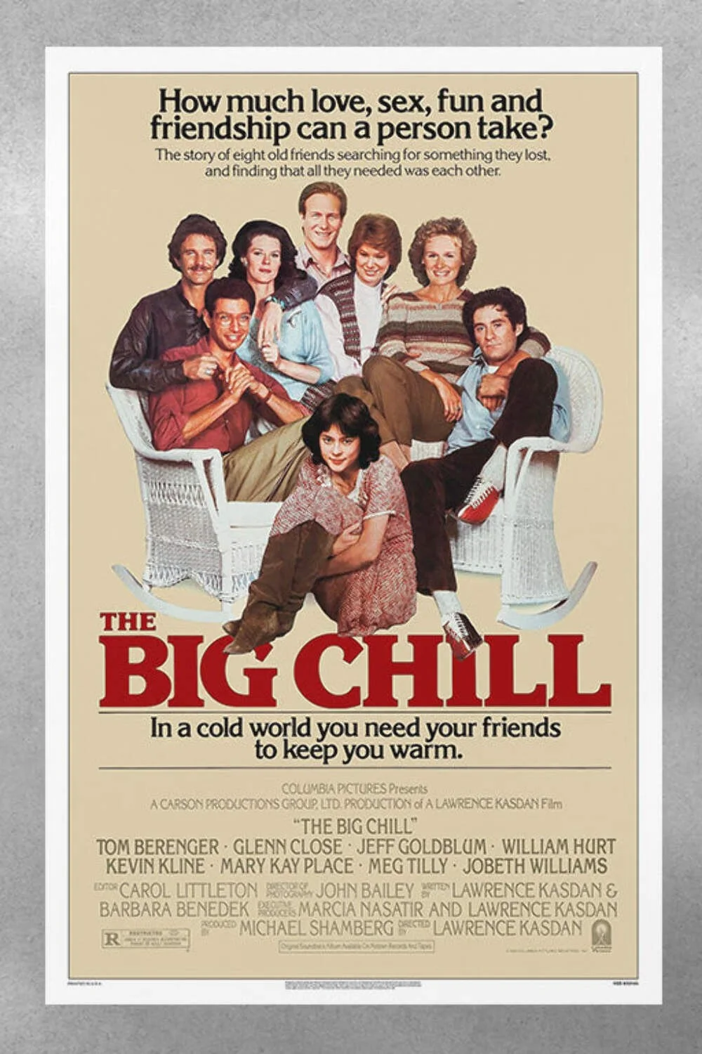 The Big Chill Jeff Goldblum Gloss Poster | Movie Wall Art | 80s Film Decor | Ret, изображение 3