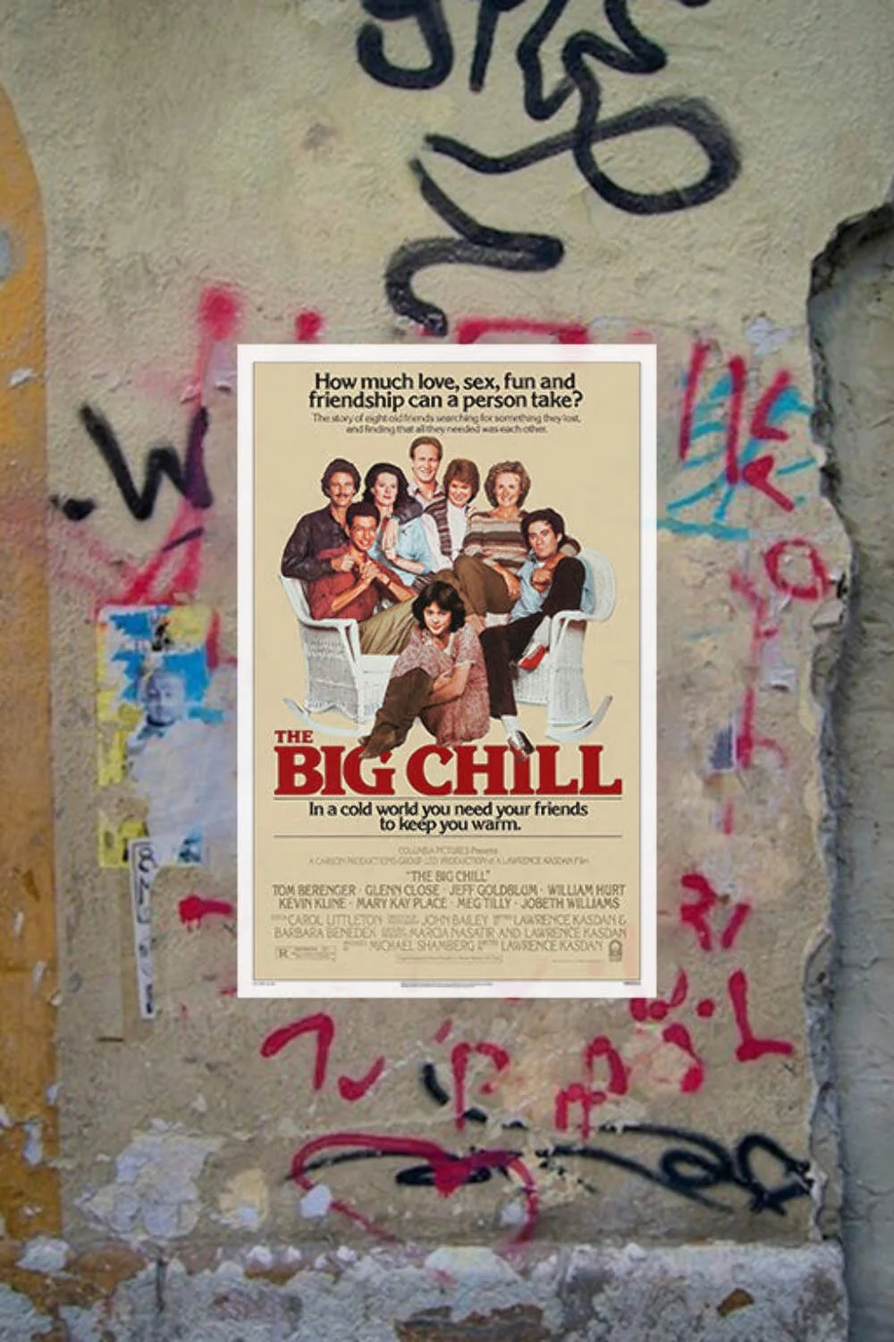 The Big Chill Jeff Goldblum Gloss Poster | Movie Wall Art | 80s Film Decor | Ret, изображение 4