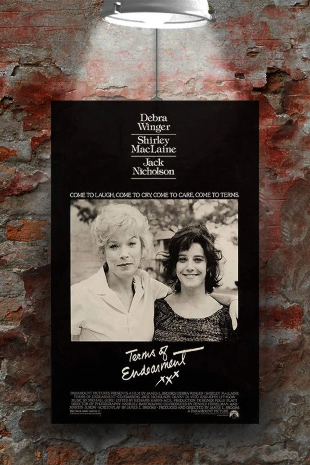 Terms of Endearment Shirley MacLaine & Debra Winger Glossy Movie Poster | Vintag, изображение 2