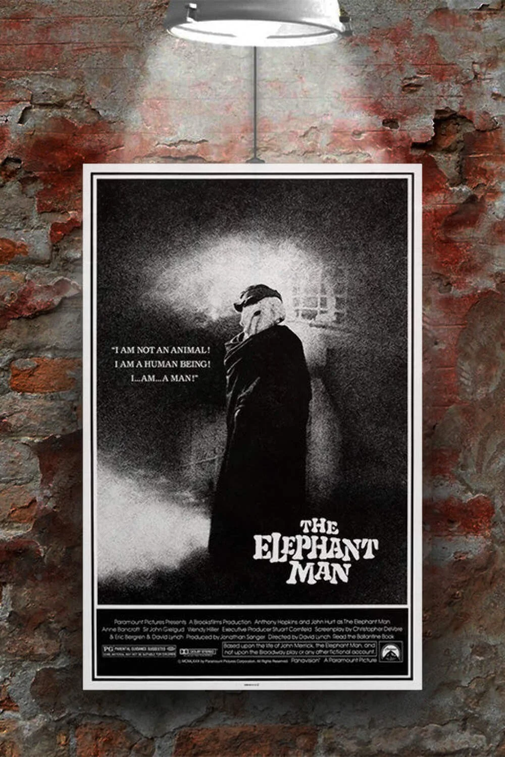 The Elephant Man John Hurt Glossy Movie Poster | Classic Film Wall Art | David L, изображение 2