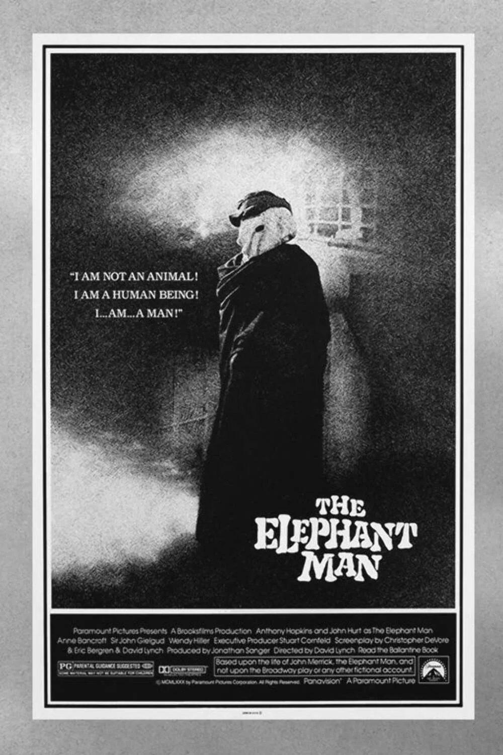 The Elephant Man John Hurt Glossy Movie Poster | Classic Film Wall Art | David L, изображение 3