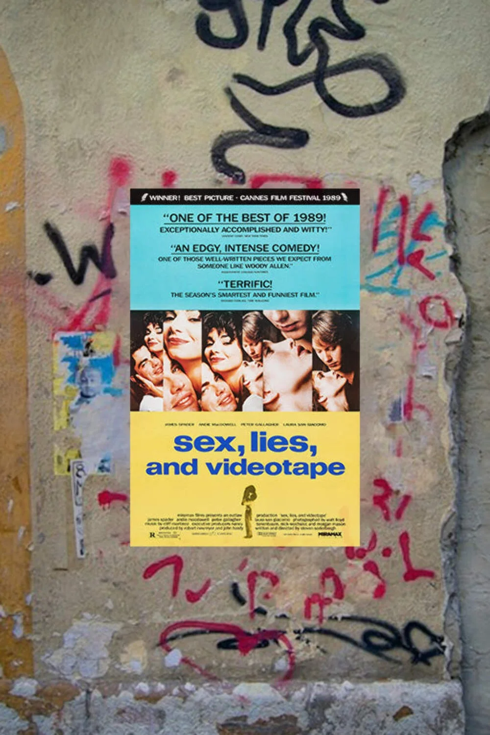 Sex, Lies, and Videotape Andy MacDowell & James Spader Glossy Movie Poster | 80s, изображение 4