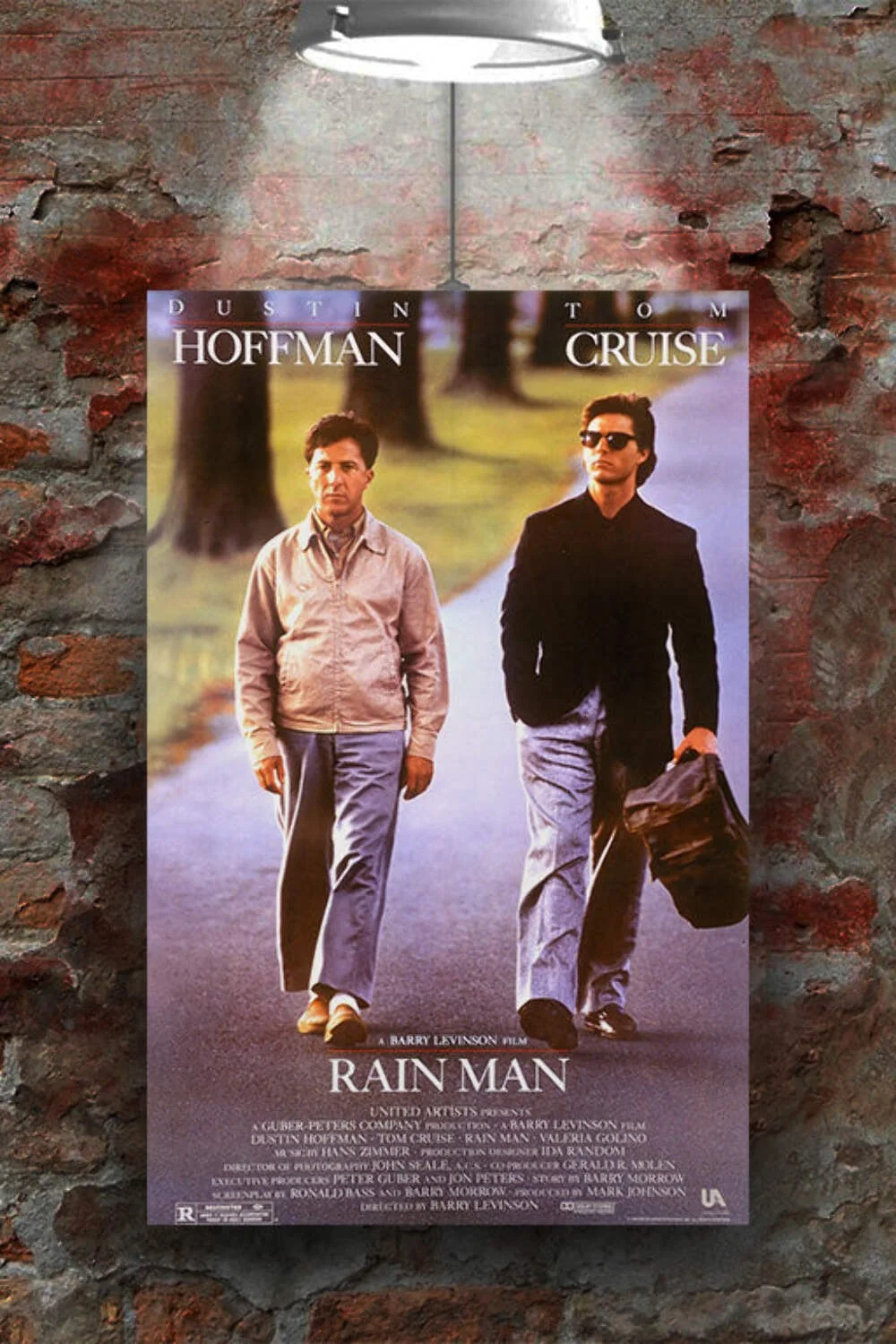 Rain Man Dustin Hoffman Tom Cruise | Movie Poster | Film Wall Art | 80s Cinema P, изображение 2