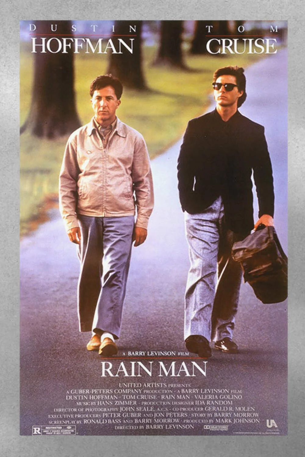Rain Man Dustin Hoffman Tom Cruise | Movie Poster | Film Wall Art | 80s Cinema P, изображение 3