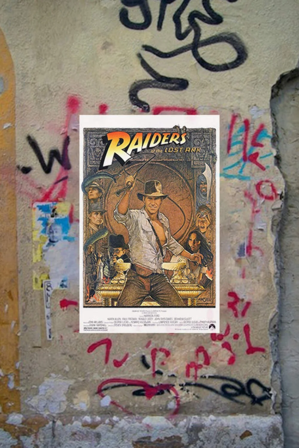 Raiders of the Lost Ark Harrison Ford | Movie Poster | Vintage Film Print | Indi, изображение 4
