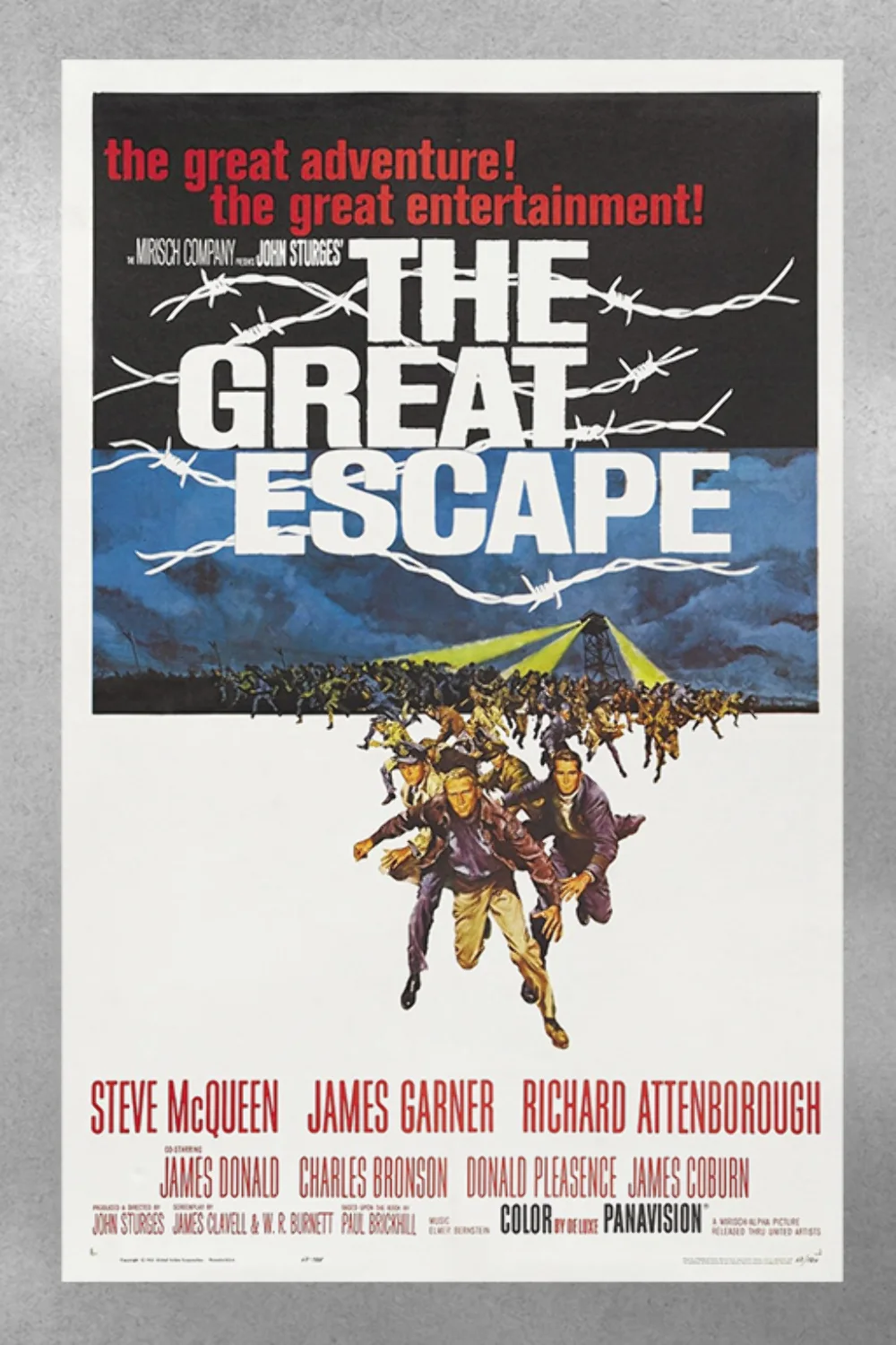 The Great Escape Steve McQueen Vintage Gloss Poster | Classic Film Wall Art Deco, изображение 3