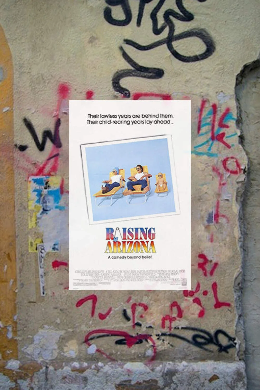 Raising Arizona Nicolas Cage Poster | Coen Brothers Movie Print | Retro Film Wal, изображение 4