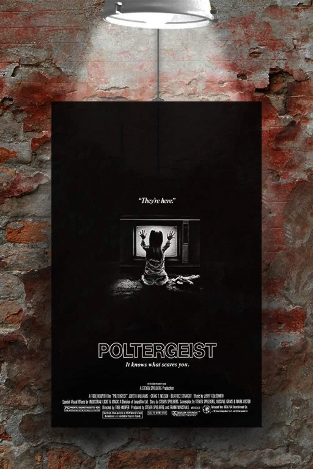 Poltergeist Craig T. Nelson Gloss Poster | Horror Movie Wall Art | 80s Cult Clas, изображение 2