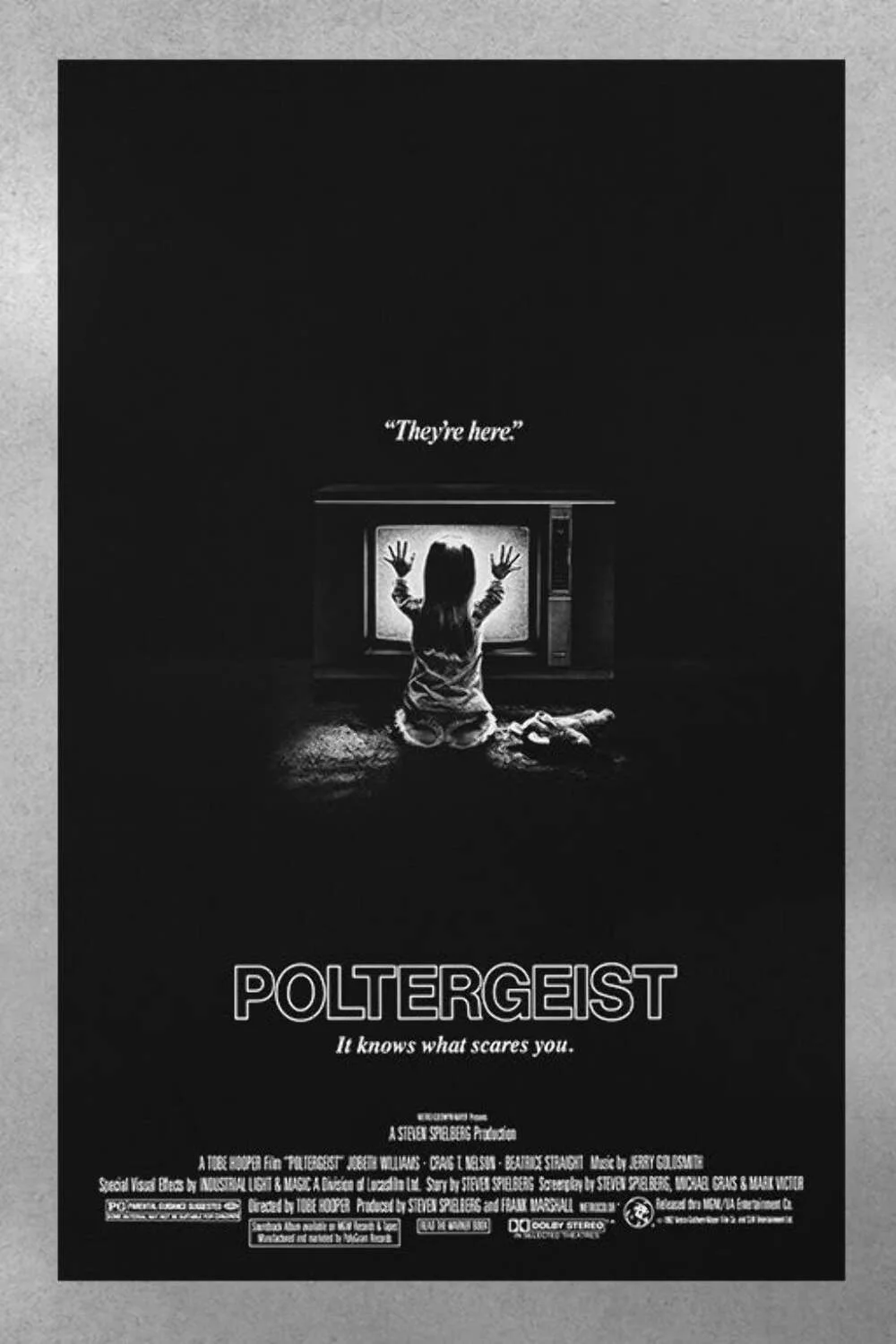 Poltergeist Craig T. Nelson Gloss Poster | Horror Movie Wall Art | 80s Cult Clas, изображение 3