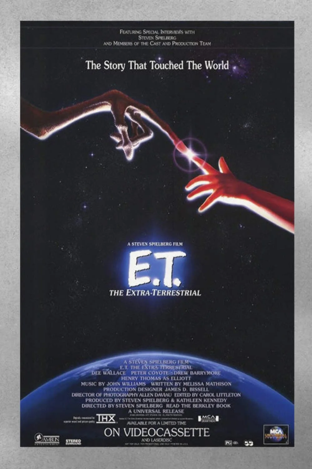ET Henry Thomas Gloss Poster | Sci-Fi Movie Art Print | Retro Film Wall Decor |, изображение 3