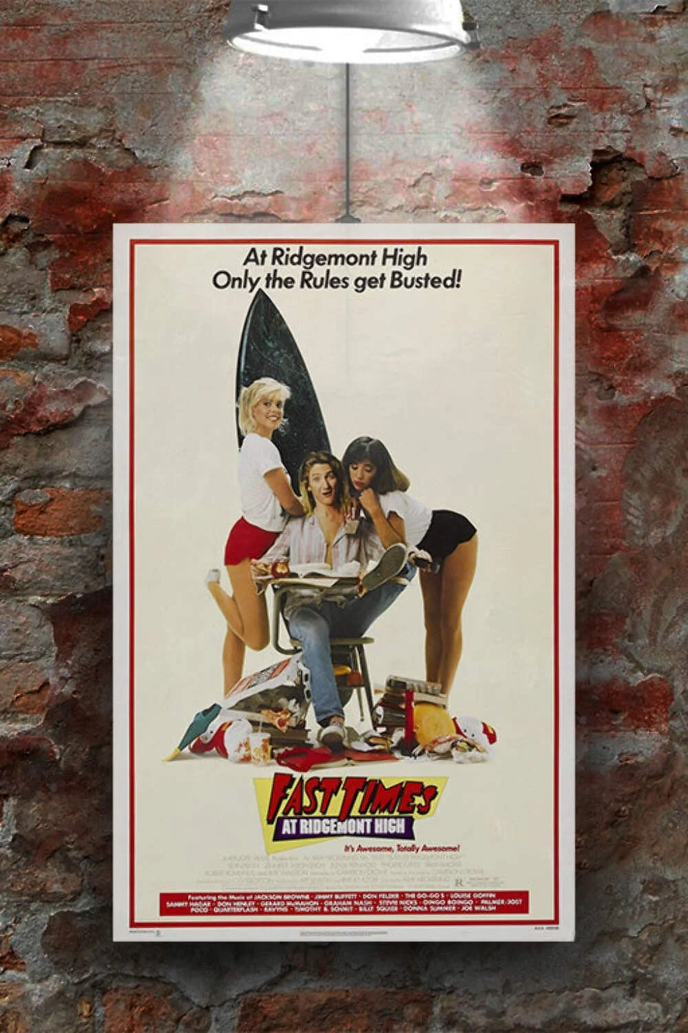 Fast Times at Ridgemont High Sean Penn Poster | 80s Movie Wall Art | Vintage Fil, изображение 2
