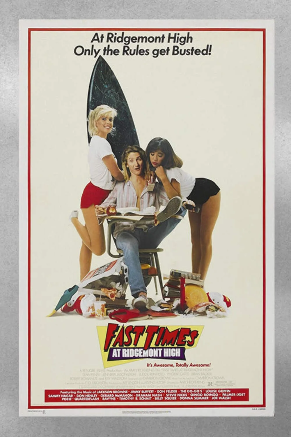 Fast Times at Ridgemont High Sean Penn Poster | 80s Movie Wall Art | Vintage Fil, изображение 3