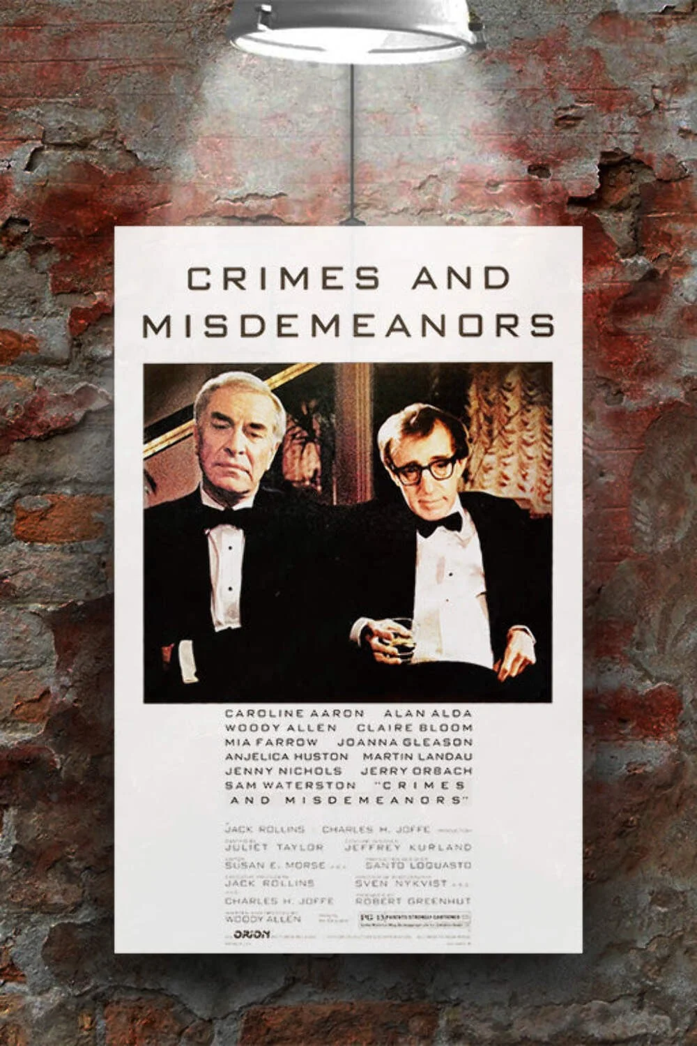 Crimes and Misdemeanors Martin Landau Gloss Poster | Classic Movie Wall Art | Fi, изображение 2