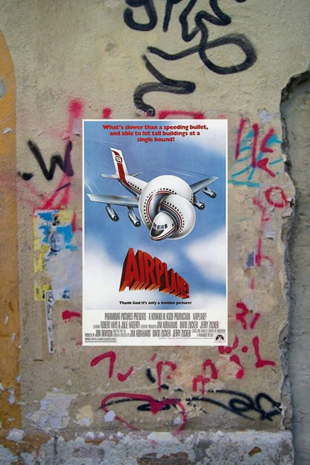 Airplane | Robert Hays & Julie Hagerty | Classic Comedy Movie Poster | 80s Film, изображение 4