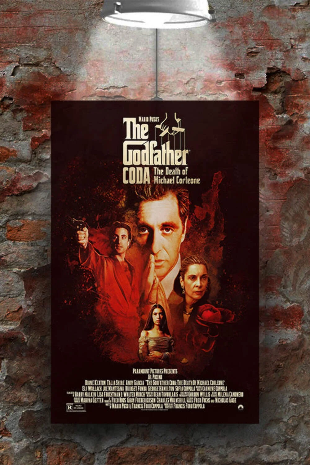 The Godfather Part 3 Al Pacino | Movie Poster Print | Gloss Wall Art | Film Memo, изображение 2
