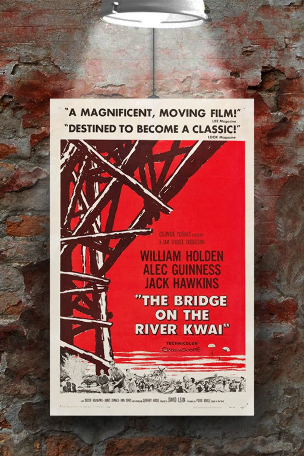 The Bridge On River Kwai | Alec Guinness Artwork | Classic War Film Print | Vint, image 2