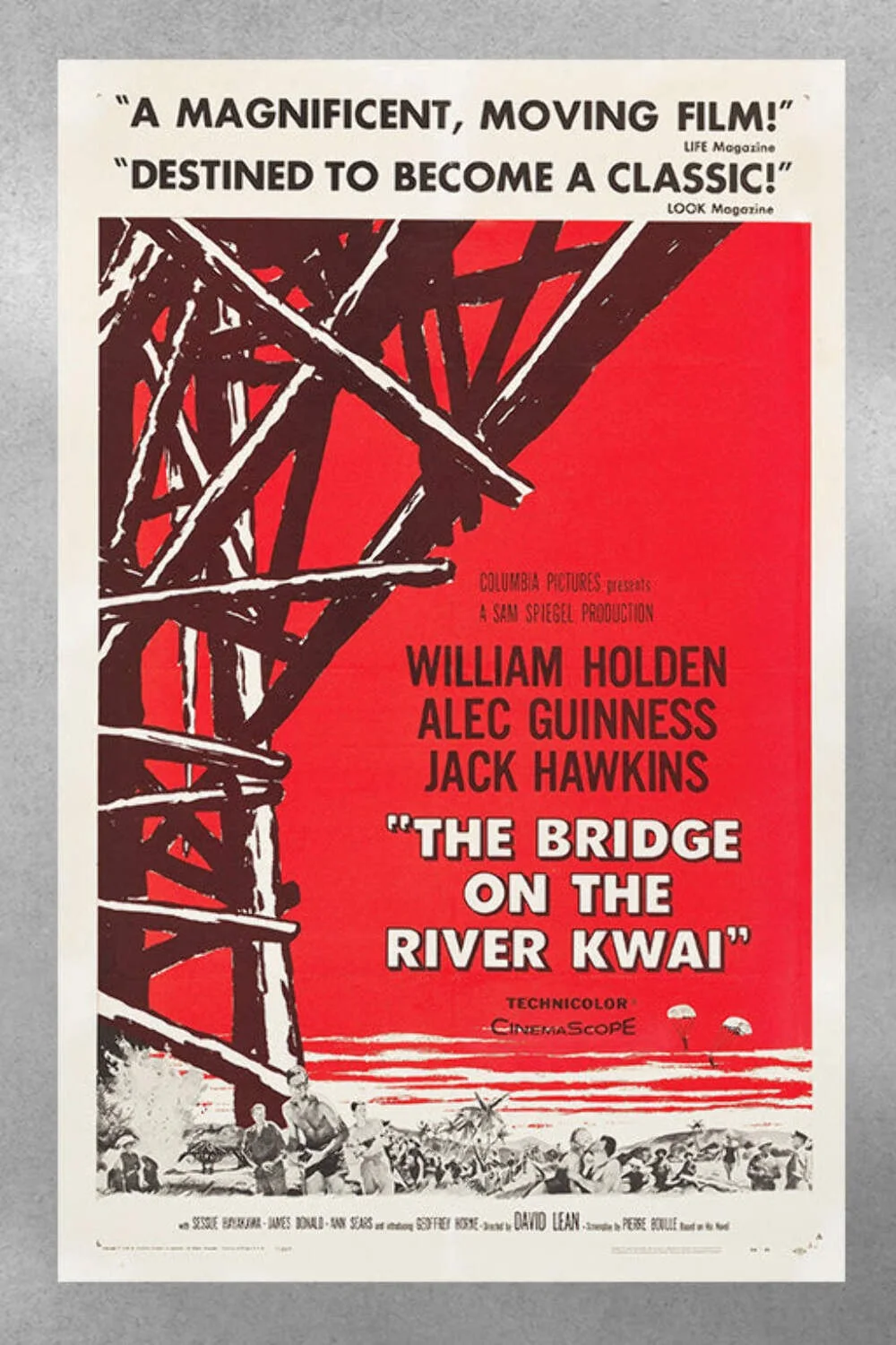 The Bridge On River Kwai | Alec Guinness Artwork | Classic War Film Print | Vint, image 3