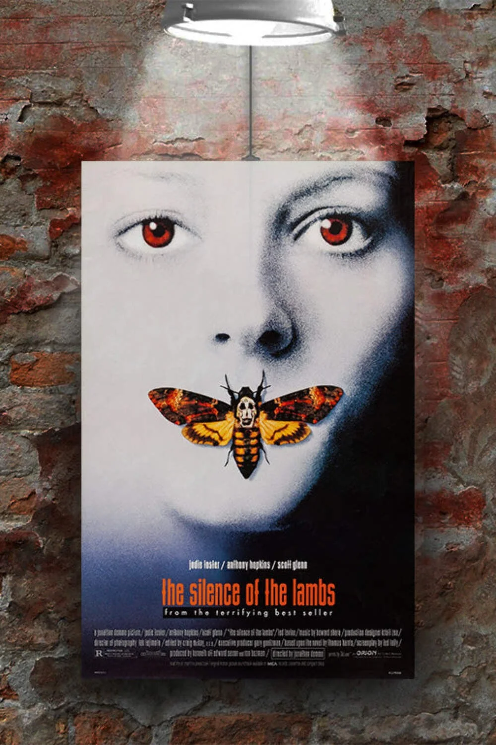 The Silence of The Lambs Anthony Hopkins Jodie Foster Gloss Poster | Movie Art P, изображение 2
