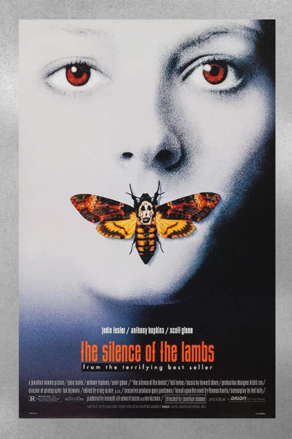 The Silence of The Lambs Anthony Hopkins Jodie Foster Gloss Poster | Movie Art P, изображение 3