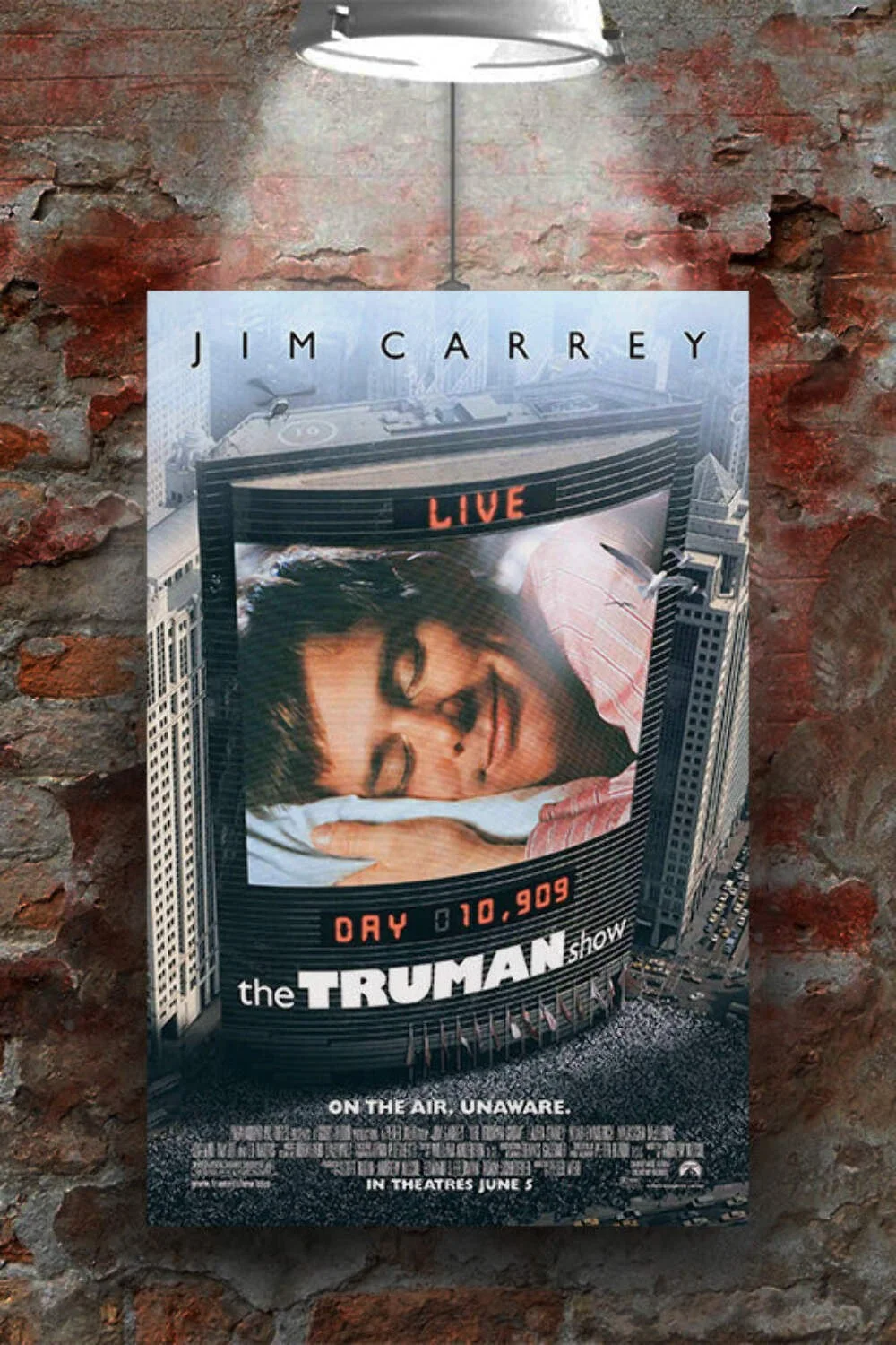The Truman Show Jim Carrey Gloss Poster | Movie Wall Art | Film Buff Decor | Ico, изображение 2