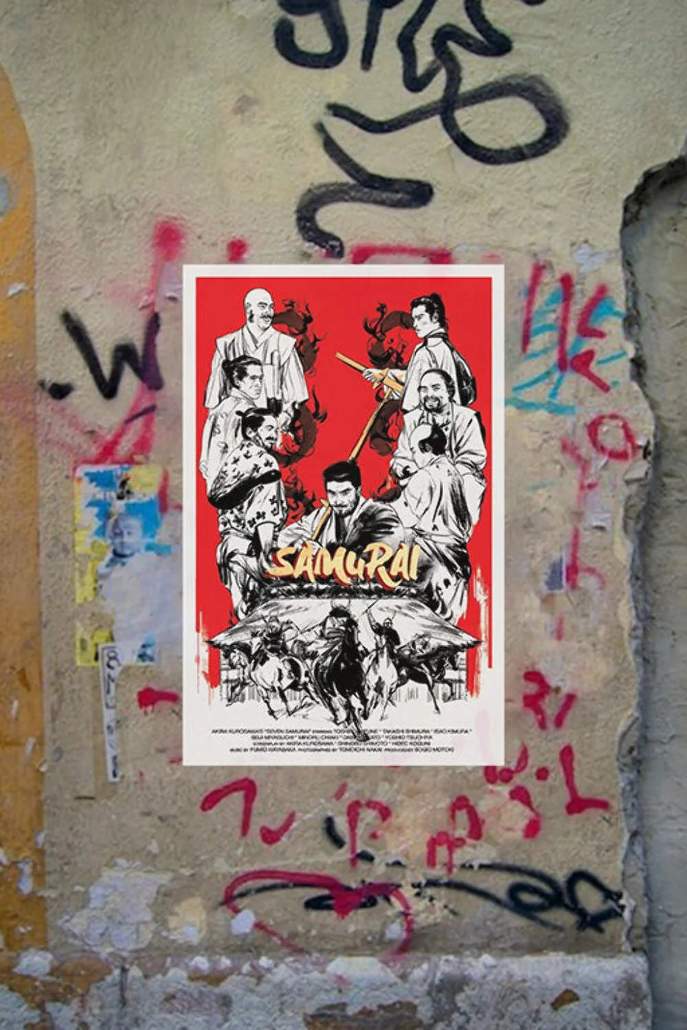 Seven Samurai Toshiro Mifune Gloss Poster | Akira Kurosawa Film Art | Japanese C, изображение 4