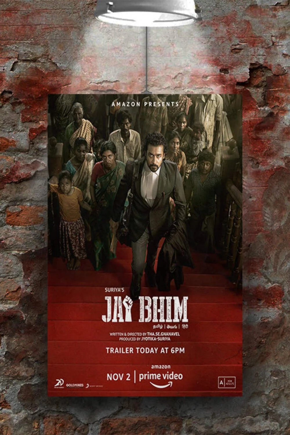 Jay Bhim Surya Poster | Gloss Wall Art | Tamil Movie Decor | Justice Theme Art P, изображение 2