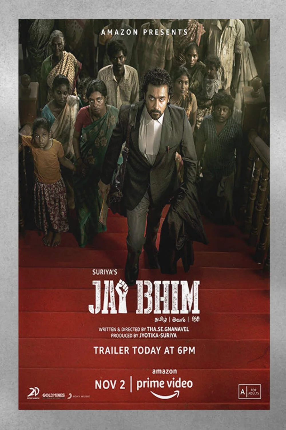 Jay Bhim Surya Poster | Gloss Wall Art | Tamil Movie Decor | Justice Theme Art P, изображение 3