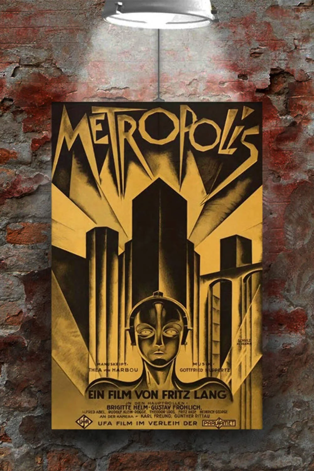 Metropolis Brigitte Helm Poster | Vintage Movie Art | Retro Film Decor | Sci-Fi, изображение 2