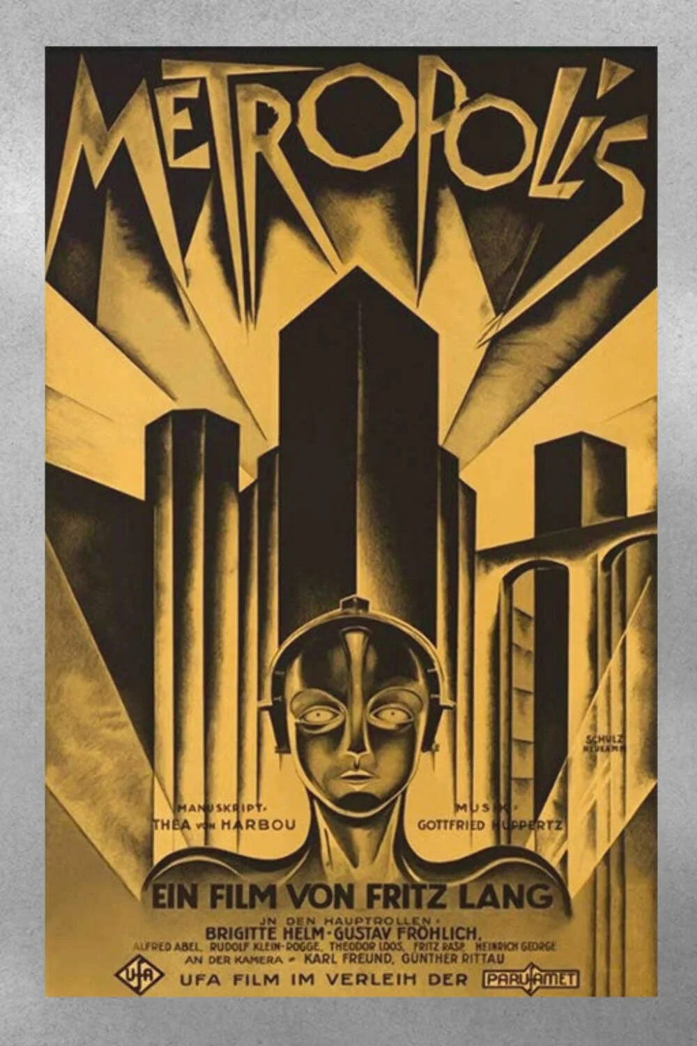 Metropolis Brigitte Helm Poster | Vintage Movie Art | Retro Film Decor | Sci-Fi, изображение 3