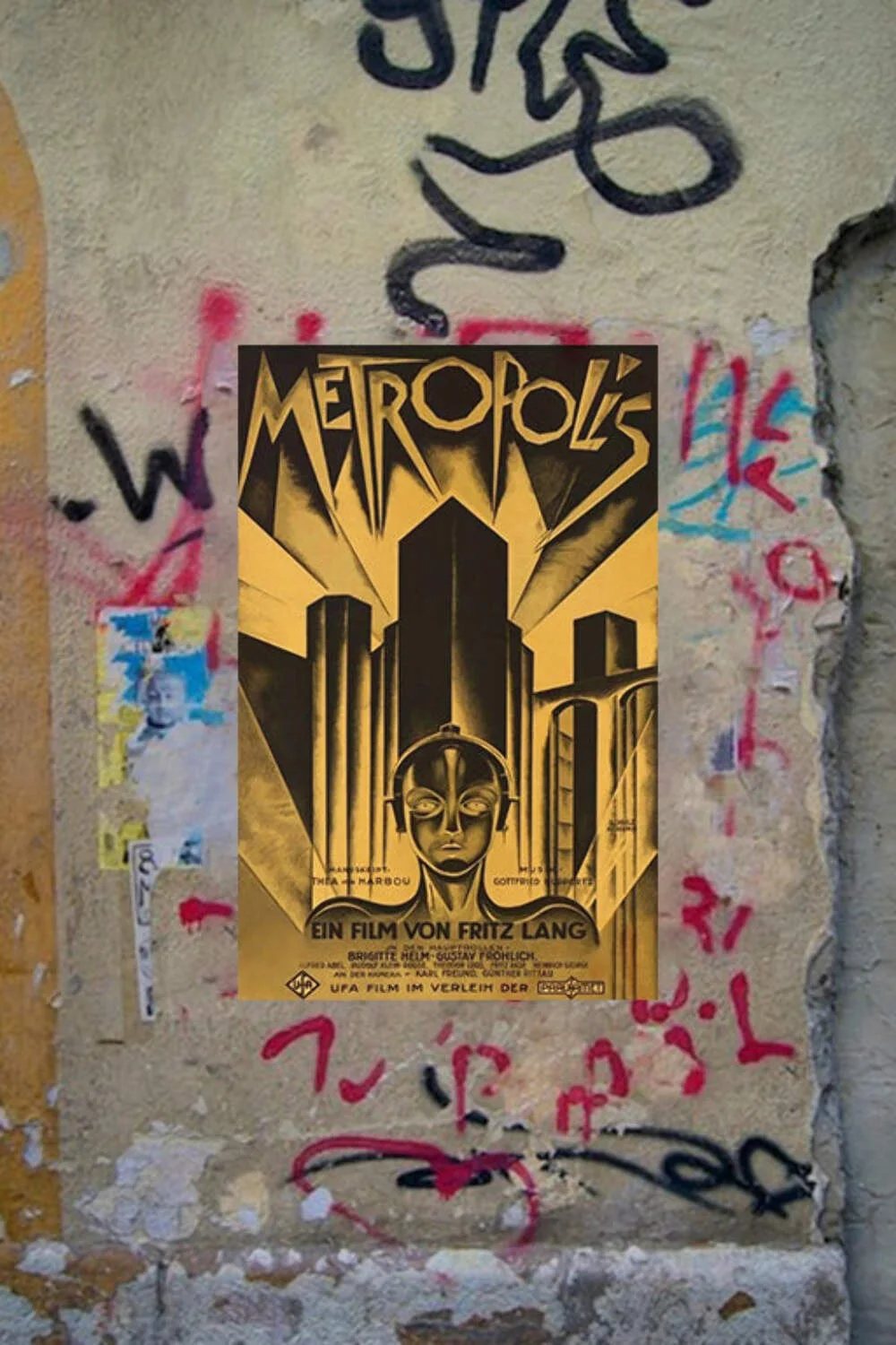 Metropolis Brigitte Helm Poster | Vintage Movie Art | Retro Film Decor | Sci-Fi, изображение 4