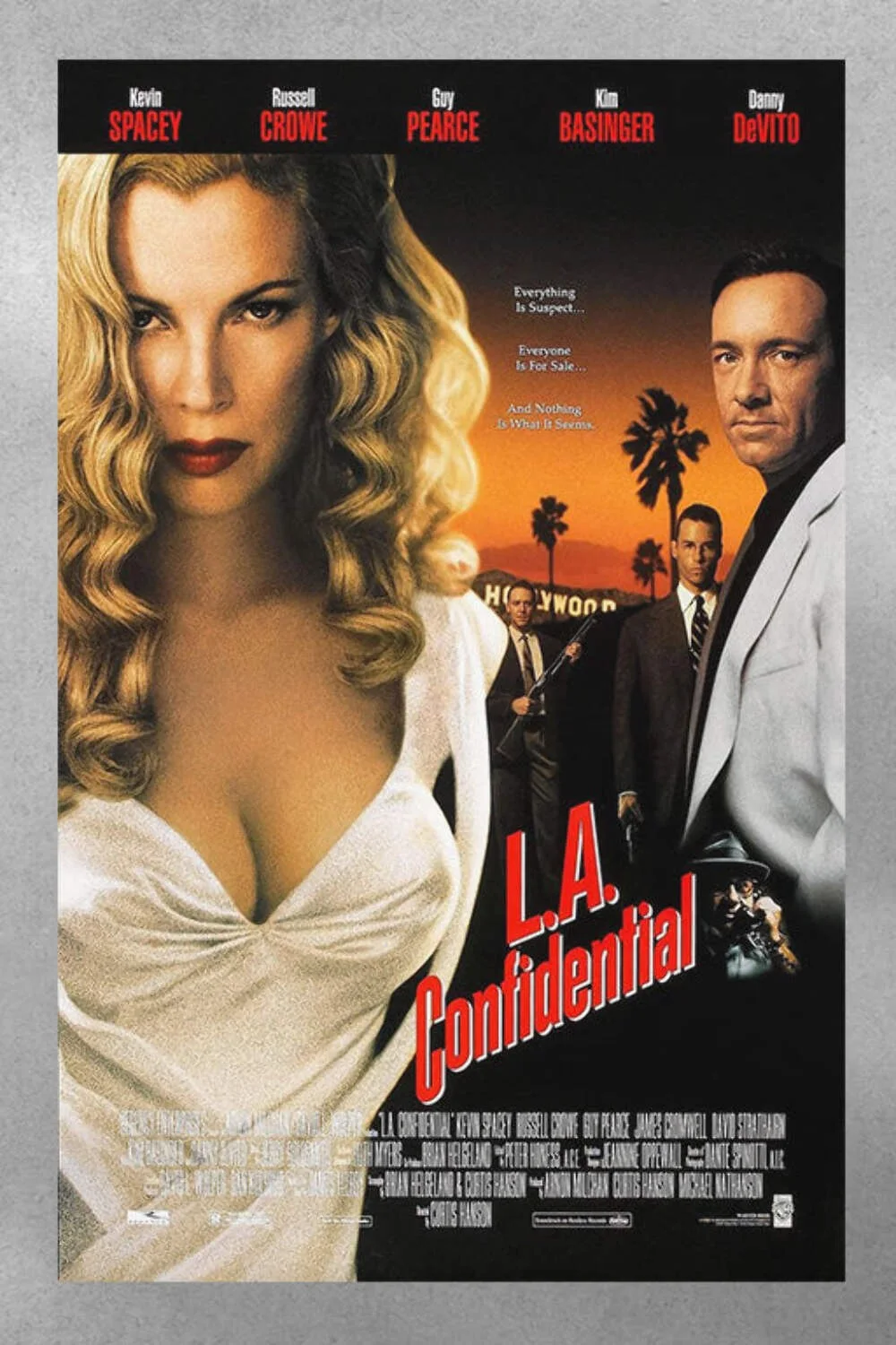 L.A Confidential Kevin Spacey Russell Crowe Gloss Poster | Film Wall Art | Vinta, изображение 3
