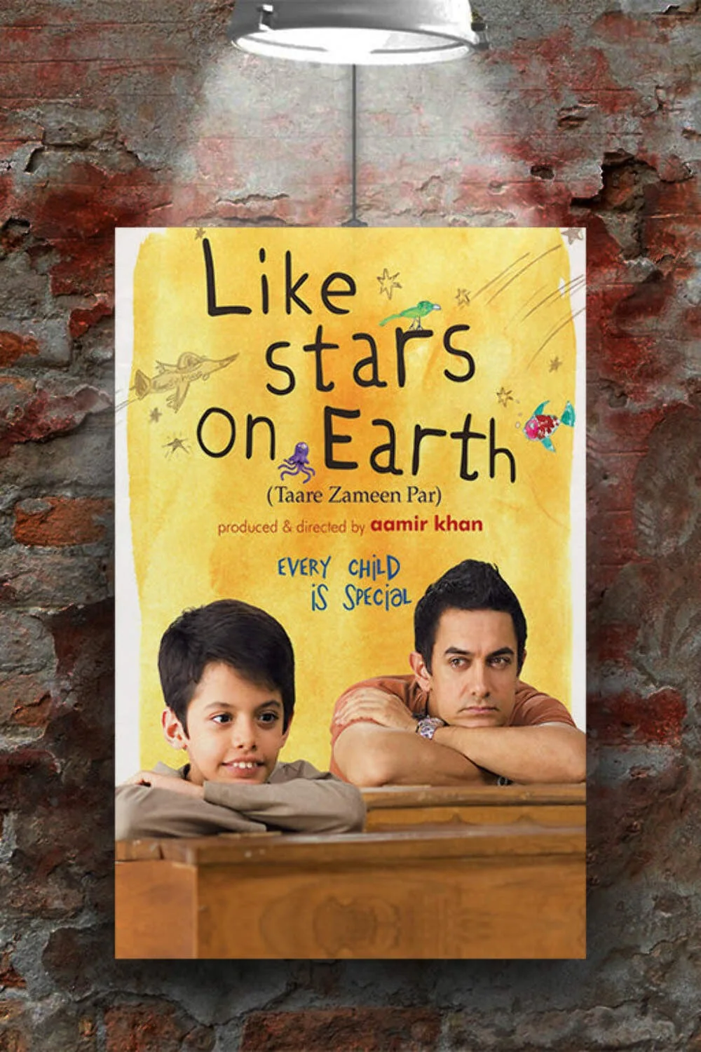 Like Stars on Earth Aamir Khan Poster | High-Quality Gloss Art Print | Movie Wal, изображение 2