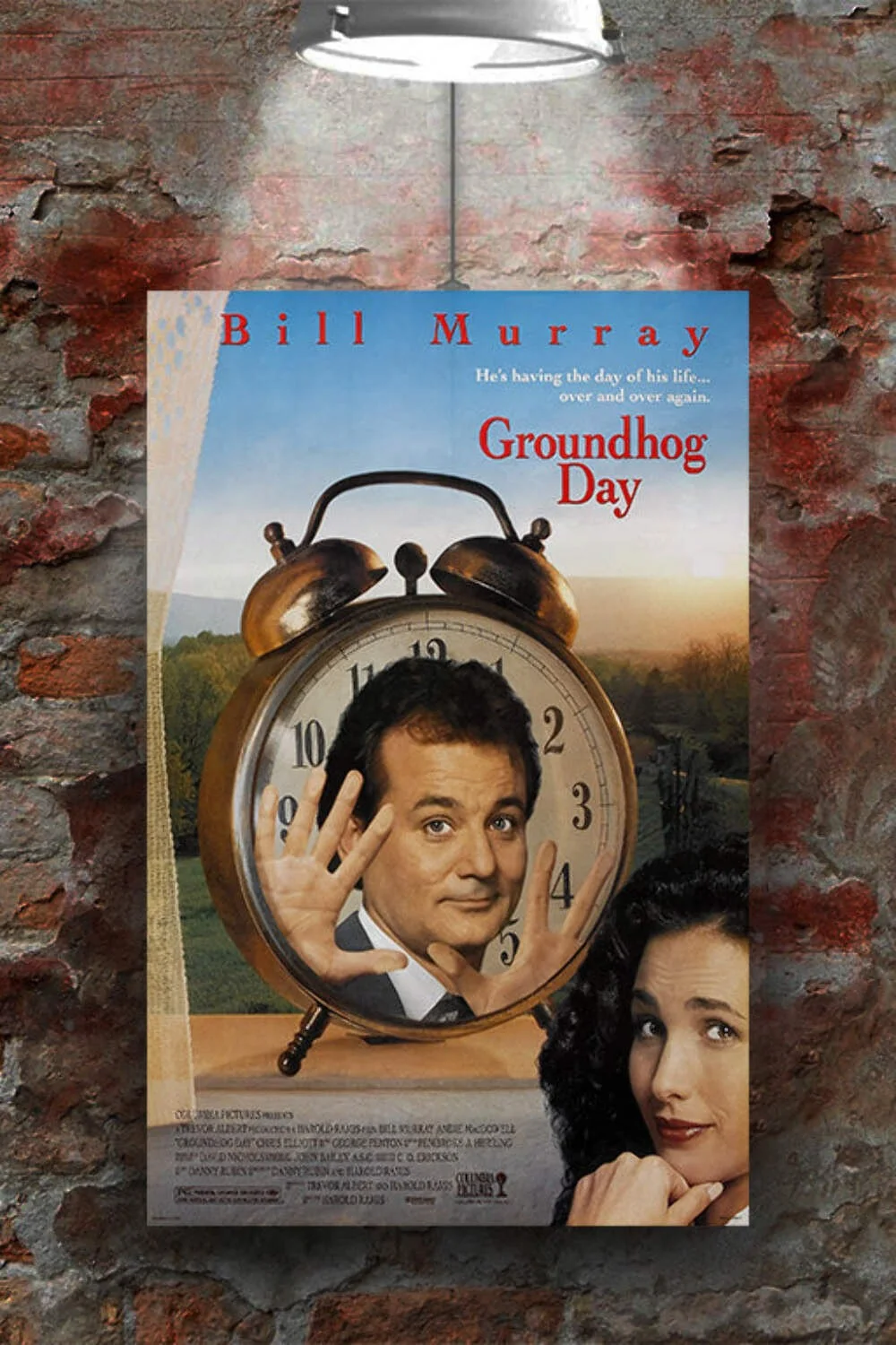 Groundhog Day Bill Murray Gloss Poster | Retro Movie Art | Classic Film Wall Dec, изображение 2