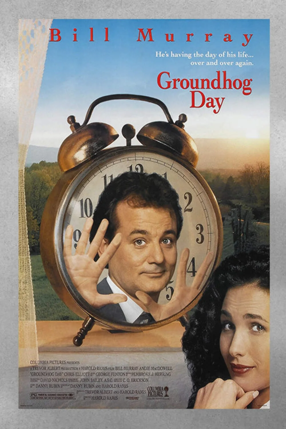 Groundhog Day Bill Murray Gloss Poster | Retro Movie Art | Classic Film Wall Dec, изображение 3