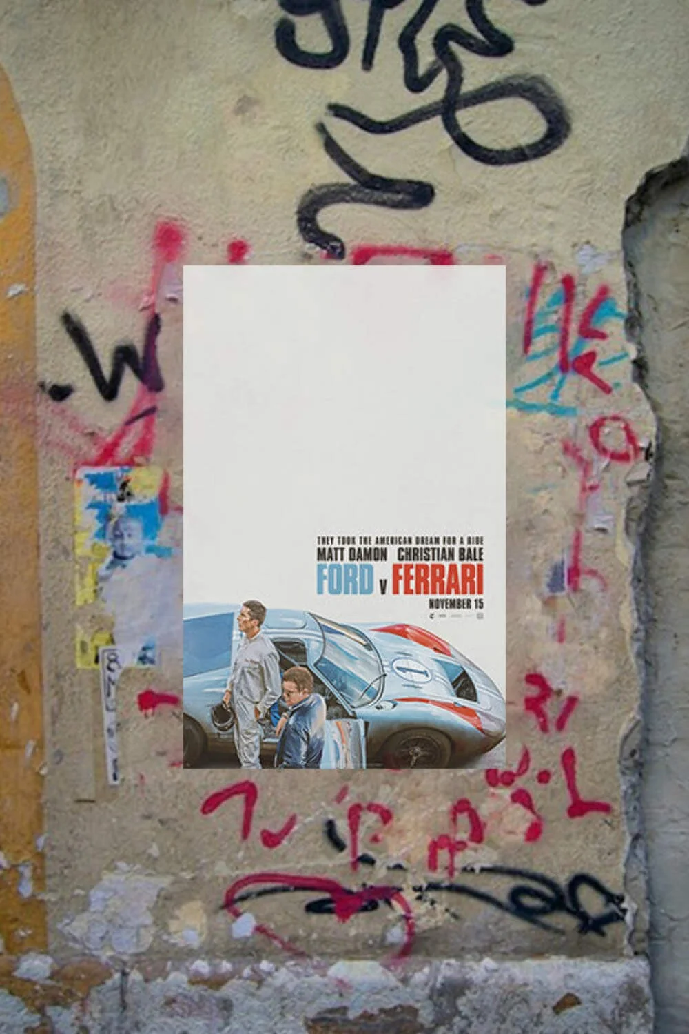Ford V Ferrari Matt Damon Christian Bale | Classic Racing Film Poster | High-Glo, изображение 4