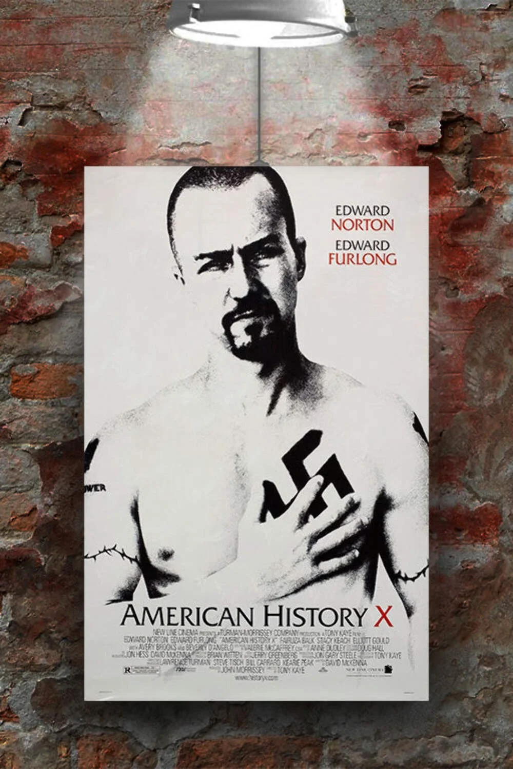 American History X Edward Norton Gloss Poster | Movie Artwork | American History, изображение 2