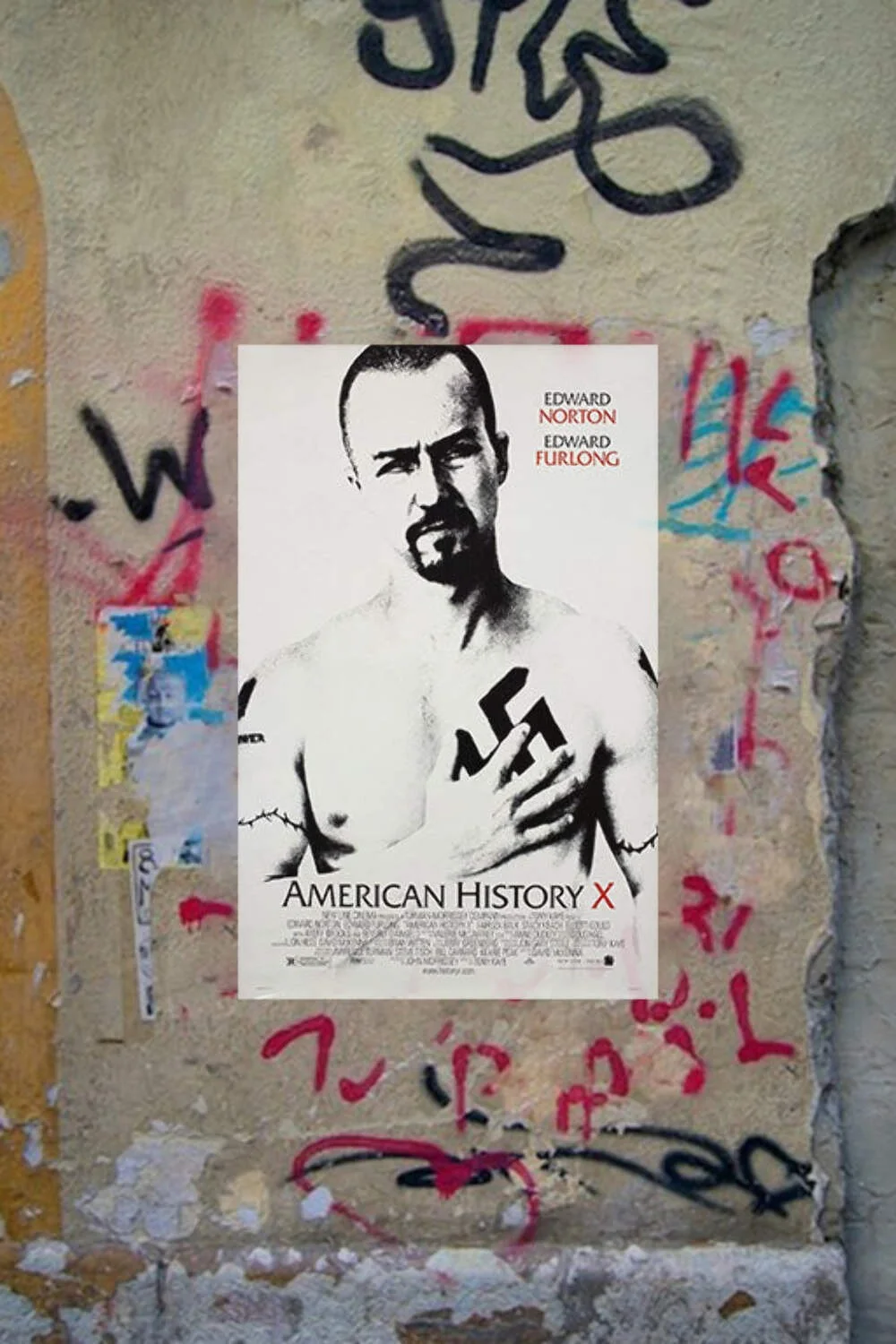 American History X Edward Norton Gloss Poster | Movie Artwork | American History, изображение 4