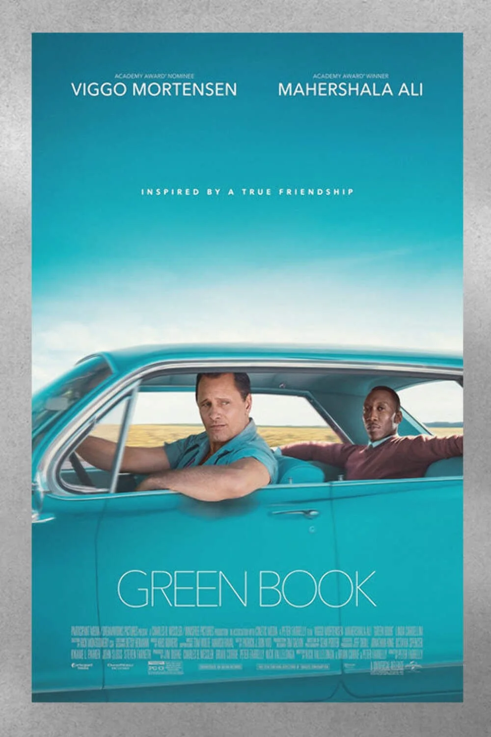 Greenbook Viggo Mortensen Mahershala Ali Gloss Poster | Film Wall Art | Greenboo, изображение 3