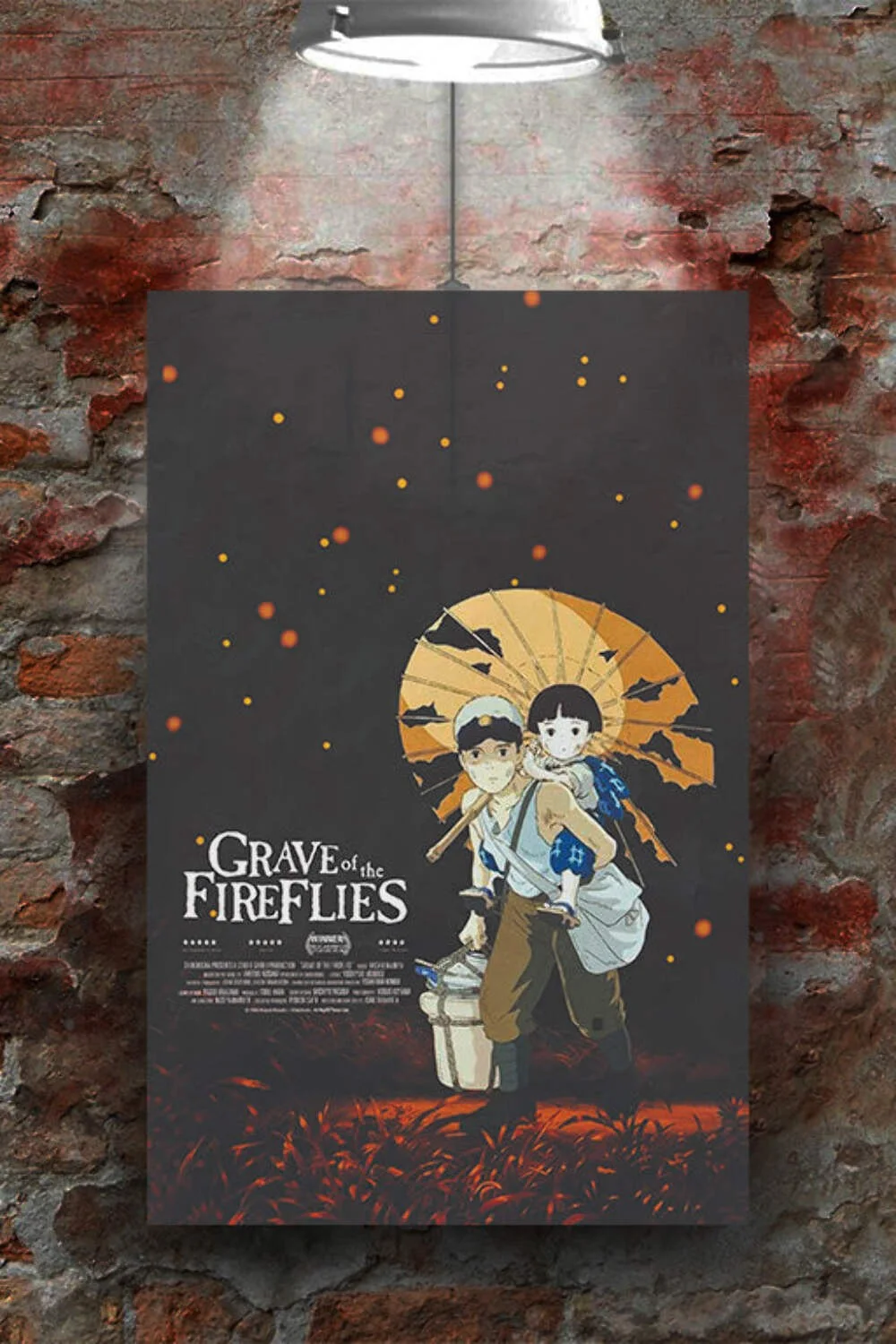 Grave of The Fireflies Tsutomu Tatsumi | Poster Wall Art | Studio Ghibli Decor |, изображение 2