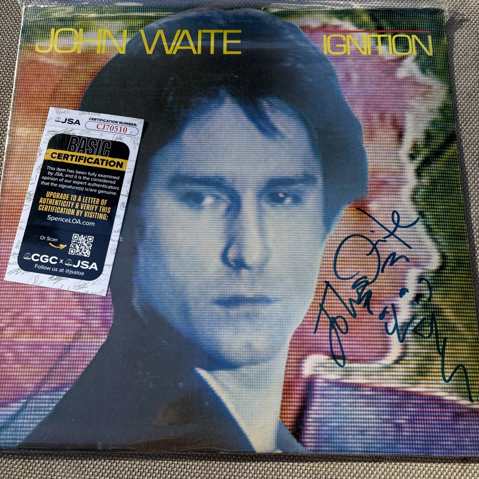 JOHN WAITE Signed Ignition Album JSA COA Certified Autograph & Hand Drawn Art, изображение 3
