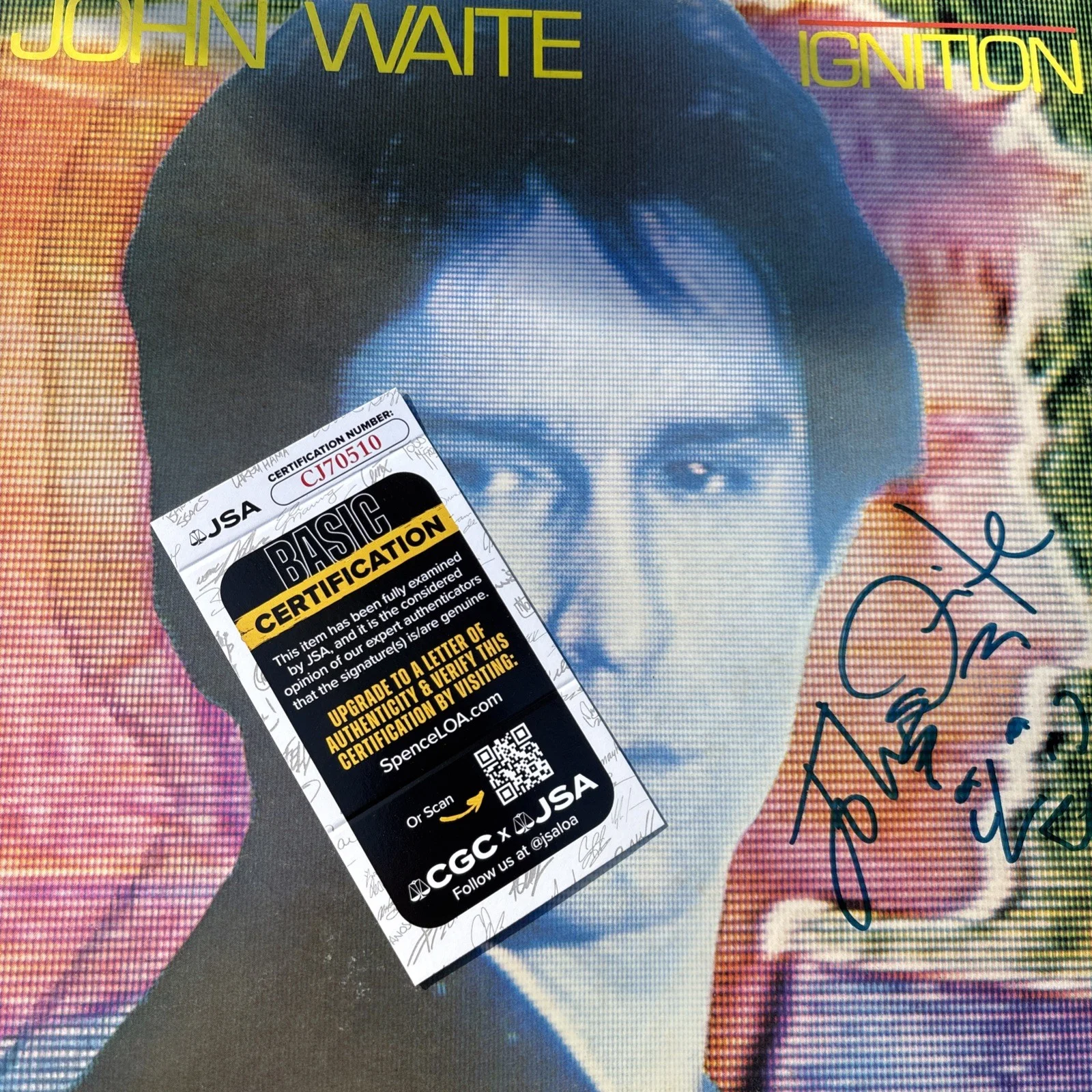JOHN WAITE Signed Ignition Album JSA COA Certified Autograph & Hand Drawn Art, изображение 4