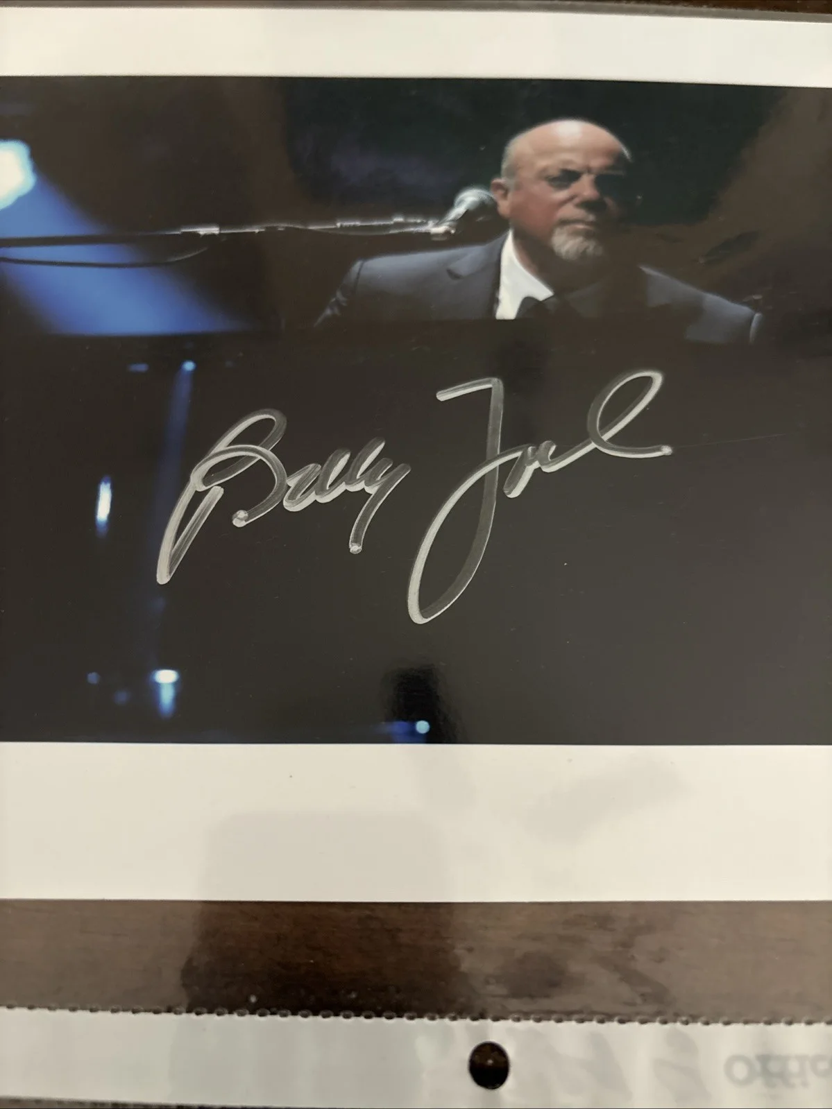 Billy Joel Signed Autograph 8x10 Piano Photo, image 2