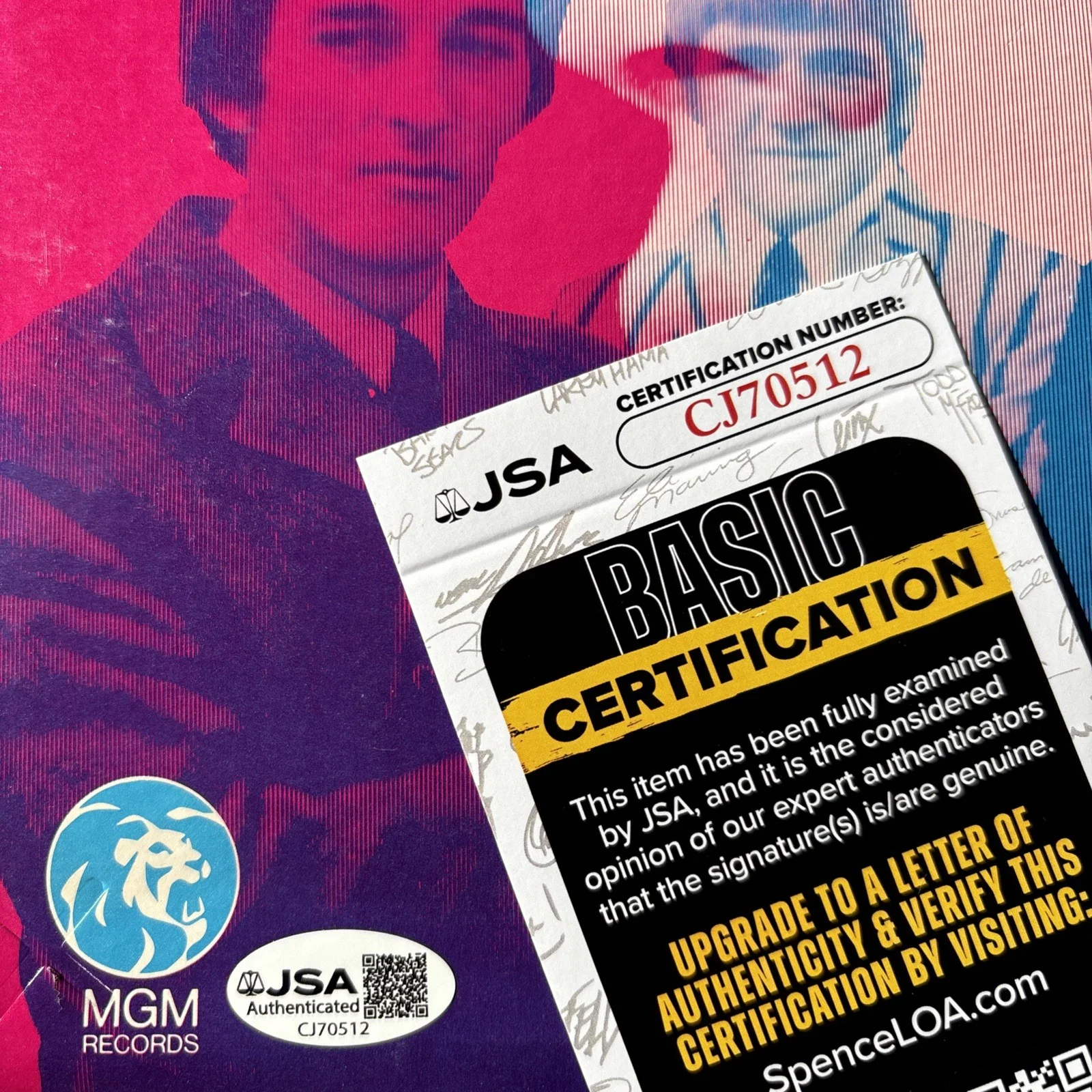 PETER NOONE Signed Best Of Herman’s Hermits Album JSA COA Certified Autog, image 5