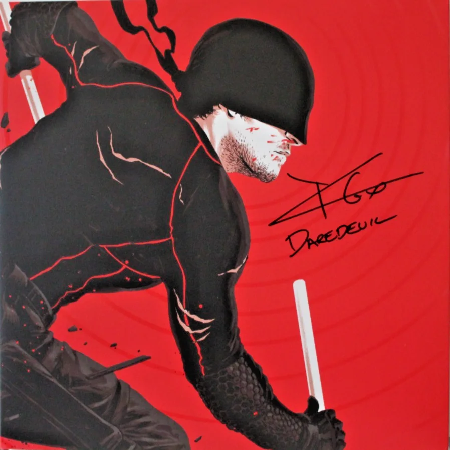 Charlie Cox — Charlie Cox Signed Daredevil Mondo Vinyl “Daredevil” Beckett COA • Rare OOP, изображение 2