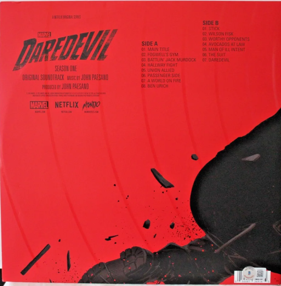 Charlie Cox — Charlie Cox Signed Daredevil Mondo Vinyl “Daredevil” Beckett COA • Rare OOP, изображение 4