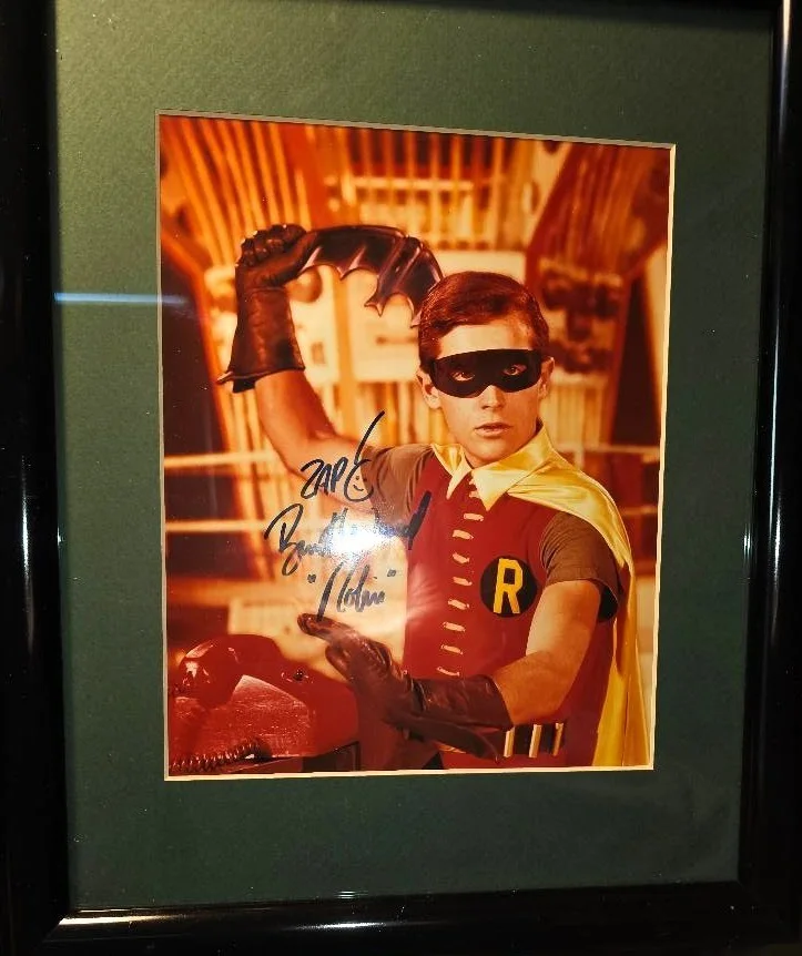 Burt Ward — Burt Ward signed as ROBIN from the BATMAN tv show NICELY FRAMED w. COA, image 4