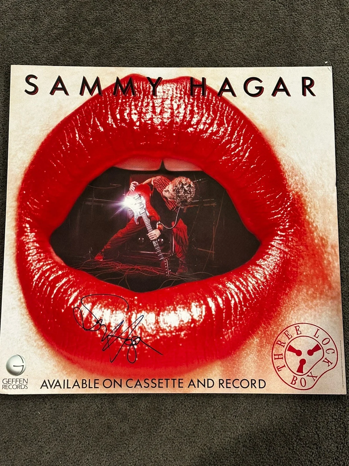 Your Choice Vintage Sammy Hagar Signed Autographed Promo Poster, image 3
