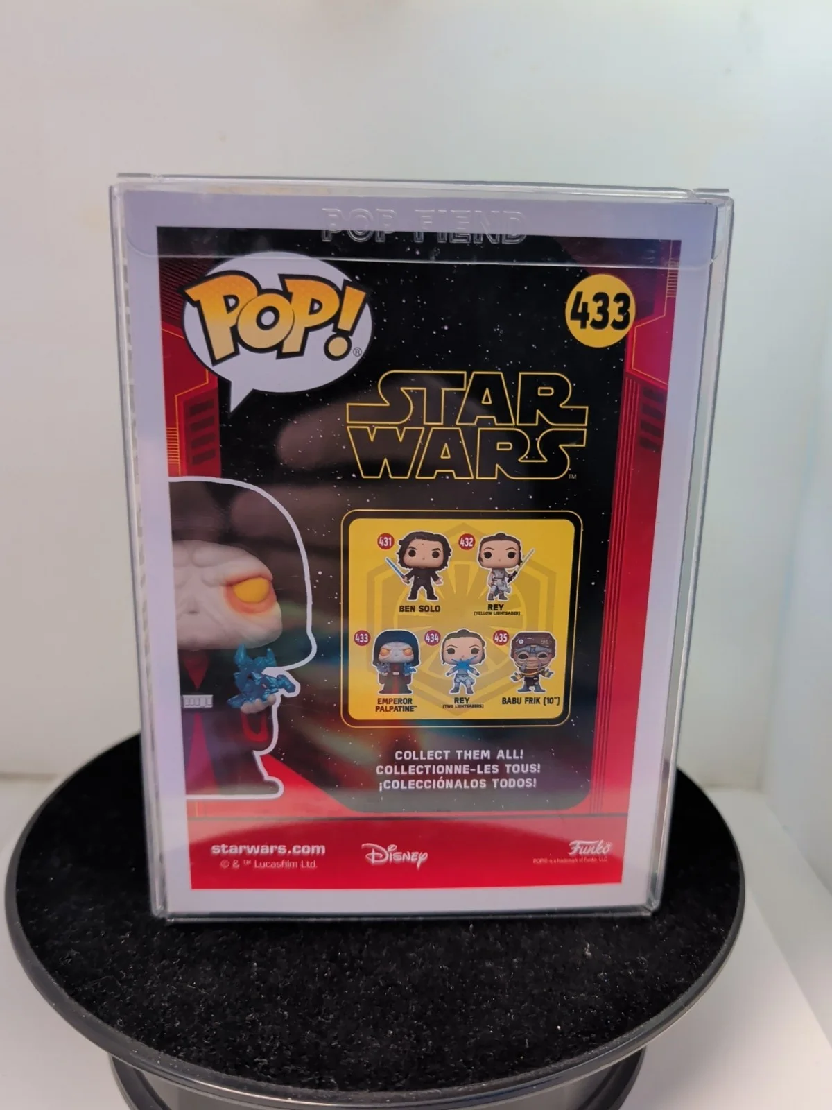 Tim Curry — Funko Pop! Star Wars Emperor Palpatine #433 Signed Tim Curry OC Celebrity COA, image 3
